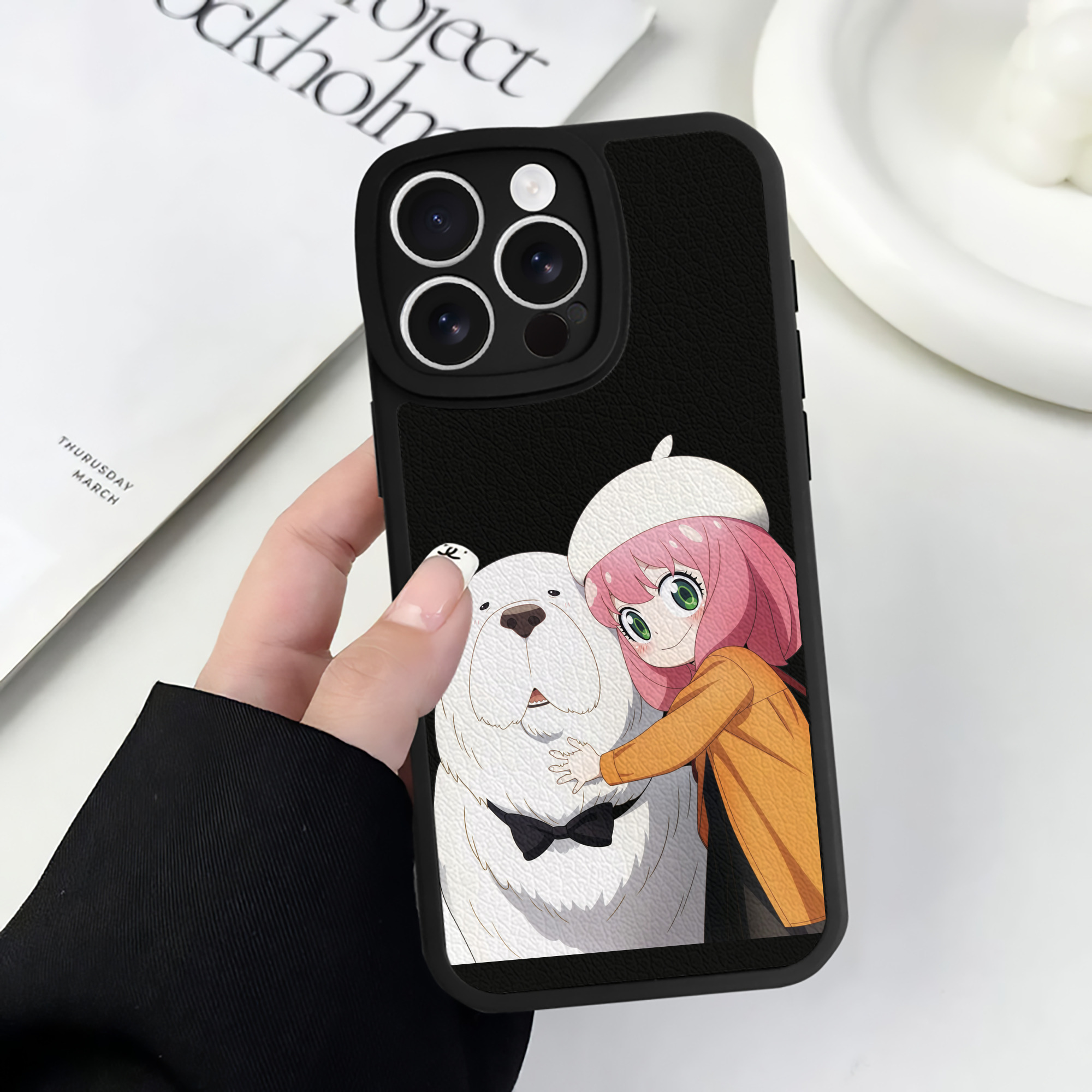 （画像用） SPY×FAMILY间谍家家酒 【iPhone 16シリーズ対応】シリコンスマホケース（レザー調） 材質：シリコン